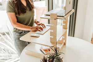 How to Turn Your Desk Into a Standing Desk
