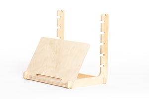 adjustable standing desk riser shelf